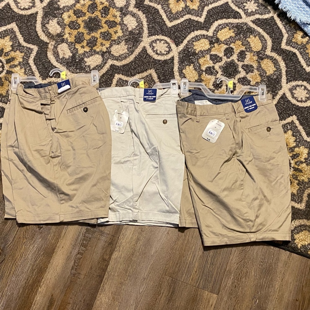 Bundle of Mens george khaki shorts
